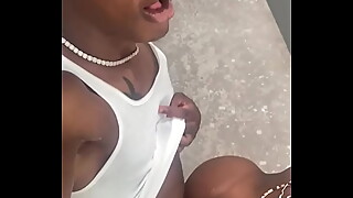 Big Booty Tranny fucks Teen BBC on Miami Streets