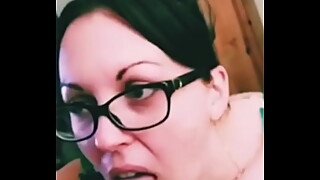 Bgottem gets bbc worshipped then devoured by super nerdy soccer mom sucking the soul out of black cock for Black Lives Matters gang behind the scenes throat war and massive facial