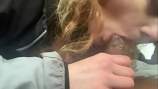 EX SUCKING OFF MY COCK BEFORE SHE CHEATED
